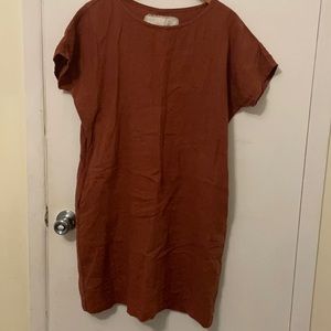 NotPerfectLinen redwood Cofete tunic/dress